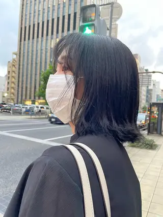 ミディアム inity　杉本 美羽のヘアスタイル