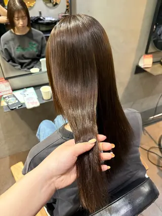 ロング La fith hair charme 渋谷店【ラフィス ヘアー シャルム】所属・ボブ/縮毛/ブリーチ KURUMI💛のヘアスタイル