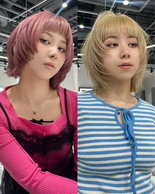 ミディアム 石塚 瑛里菜のヘアスタイル