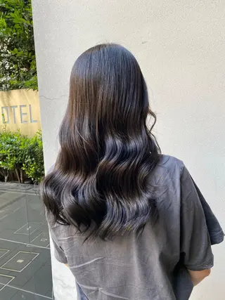 ロング カラー ボブ/縮毛矯正/ レイヤー/塚田のヘアスタイル