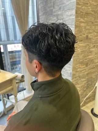 メンズ La Bless 大阪梅田所属・梅田 メンズ ショートYUKINOのヘアスタイル