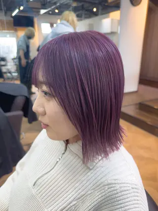 ショート ショート/ボブ ハイトーン❤️原航平のヘアスタイル