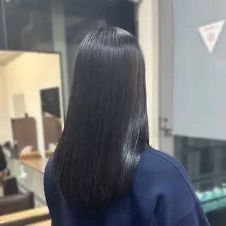 ロング カラー 縮毛矯正+モテカラー 🎀✨MIHOのヘアスタイル