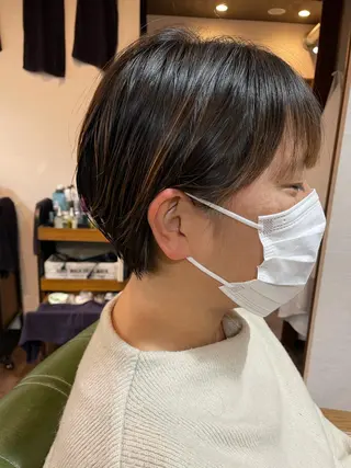ショート 似合わせカラーカット 🪽chinatsuのヘアスタイル