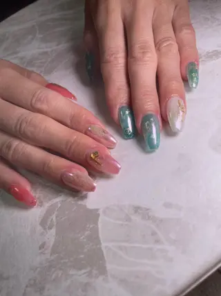 ネイル YOUTH nails waxing所属・YOUTH natsumiのネイルデザイン