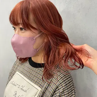 ミディアム 🫧艶髪/ブリーチ 🐳honami🫧のヘアスタイル