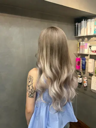 ロング ヘアアレンジ TNB TOKYO所属・エクステ/コーンロウ KURUMI⛓️🔥のヘアスタイル