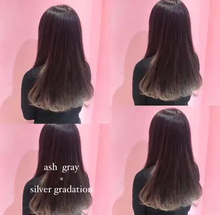 ロング カラー RIYA❤︎ Aujuaソムリエのヘアスタイル