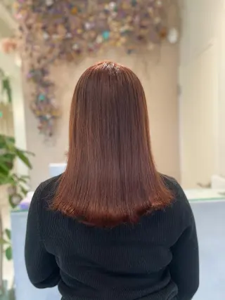 ミディアム カラー ボブ/インナーカラー /眉毛/Miyuのヘアスタイル