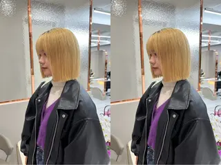 ショート カラー 池袋/似合わせ/縮毛 髪質改善【ugen】のヘアスタイル