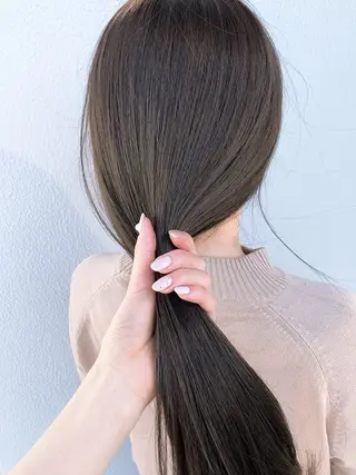 ロング カラー SALOWIN池袋East店4F所属・池袋/髪質改善 /岸田恵のヘアスタイル