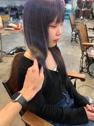 ロング カラー パーマ ヘアアレンジ メンズ キッズ ravens代表 🍀【ヒロム】🍀のヘアスタイル