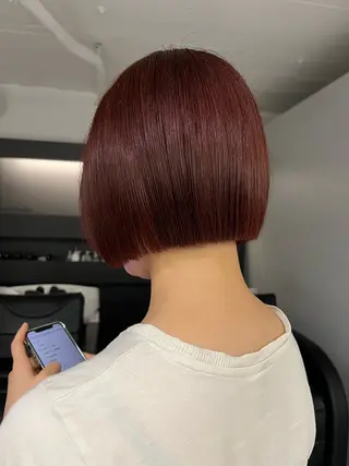 カラー ヤナギヤ カノのヘアスタイル