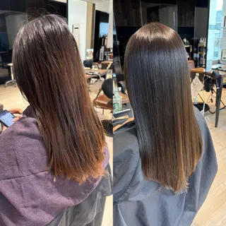 ロング 三宅 志穏のヘアスタイル