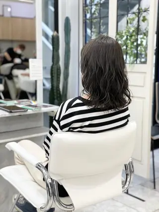 ロング メンズパーマ 特化中澤のヘアスタイル