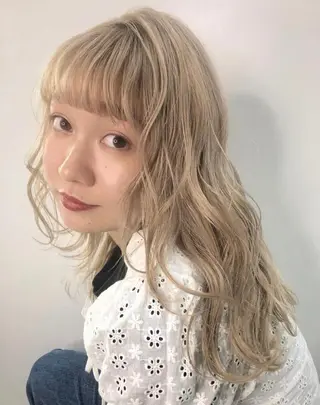 ロング 韓国レイヤー/透明感 カラー🦋mioのヘアスタイル