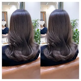 セミロング カラー 村山 茉衣のヘアスタイル