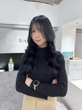 ロング カラー TOMONA👑 GiseL梅田店のヘアスタイル