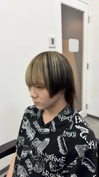 メンズ shinka　omotesando所属・ブリーチ縮毛矯正 /髪質改善/タイチのヘアスタイル