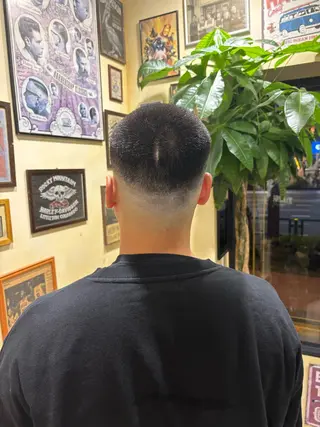 ショート Groomers Tokyo所属・大山慧也/メンズ/ フェード/バーバーのヘアスタイル