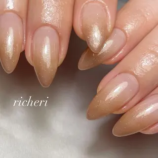 ミディアム ネイル richeri beautyのネイルデザイン