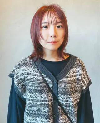 ミディアム カラー 🌼波巻き/ルーズ /酒井香奈🌼のヘアスタイル