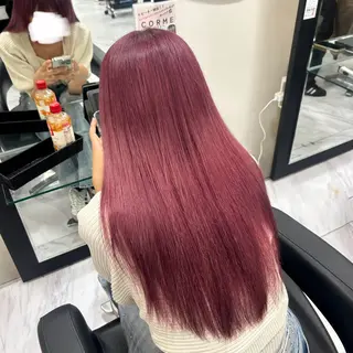 ロング カラー メンズ Re:to By True Creation 大宮所属・🫧💞ハイトーン 瀧田 菜々花🦄🫧のヘアスタイル