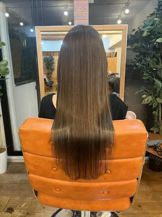 ロング ⚪️髪質改善 縮毛 店長 コウ⚪️のヘアスタイル