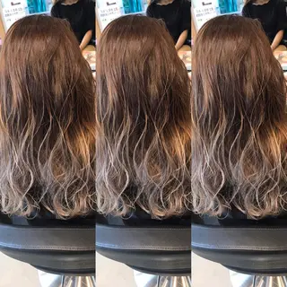 ミディアム カラー 大久保 隆蔵のヘアスタイル