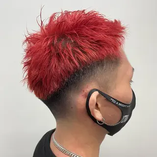 カラー メンズ シムラ カイゲンのヘアスタイル