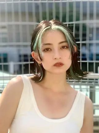 ミディアム カラー juurii所属・上山 大輝のヘアスタイル