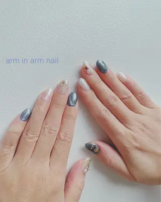 ネイル arm in arm ︎✿Yamamotoのマツエク・マツパデザイン