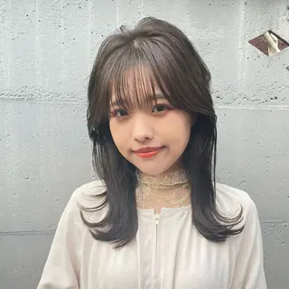 セミロング 髪質改善クロスパーマ モリオカ モエ💫のその他イメージ