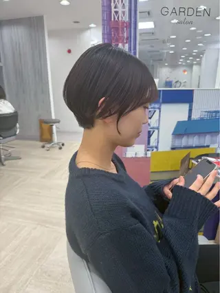 ショート Gardenhair 小笠原篤矢ショートのヘアスタイル