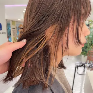 セミロング カラー ショート/ボブ/ 吉祥寺/ryoのヘアスタイル