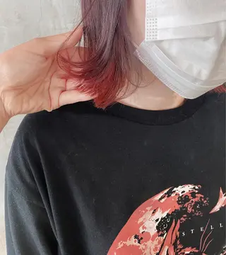 ショート カラー ヘアアレンジ stylist/蛯谷 珠里のヘアスタイル