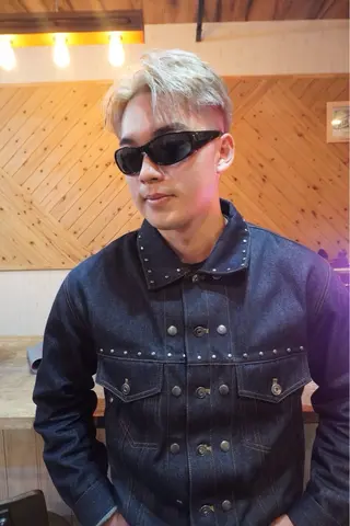 ショート カラー メンズ LOM/メンズサロン 狸小路7丁目のヘアスタイル