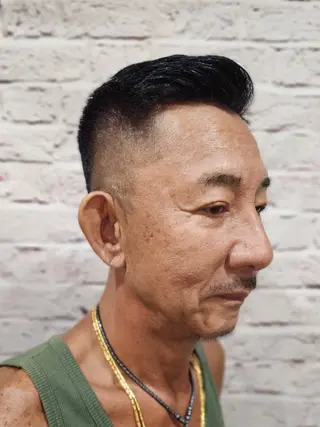 ショート カラー 💈無料メンズカット 💈鈴木将希のヘアスタイル