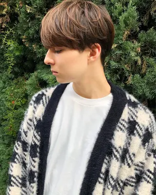 ショート メンズ🍃ナチュラル 韓国風ヘアRENのヘアスタイル