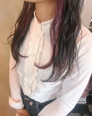 ロング カラー ヘアアレンジ stylist/蛯谷 珠里のヘアスタイル