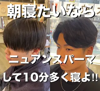 ショート パーマ メンズ 韓国風メンズ/毛流れ ヘアなら須田龍世のヘアスタイル