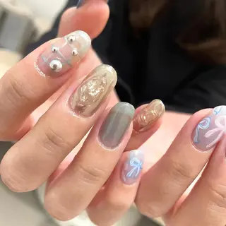 ネイル 大阪/堀江ニュアンス WAKABAのネイルデザイン