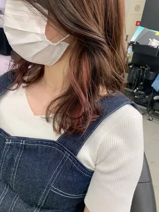 セミロング カラー kimika🥑 メンズ/髪質改善のヘアスタイル