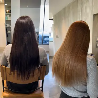 ロング カラー 各務原/カラー/ブリ ーチお任せください！のヘアスタイル