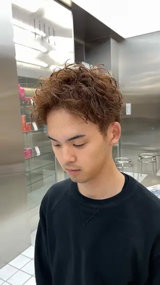 カラー パーマ メンズ fifth 阿部楓のヘアスタイル