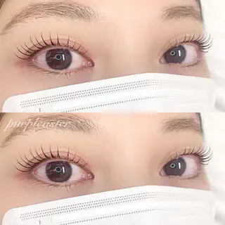 マツエク・マツパ purple aster名駅店所属・パープルアスター/ mako🐈‍⬛🤍のマツエク・マツパデザイン