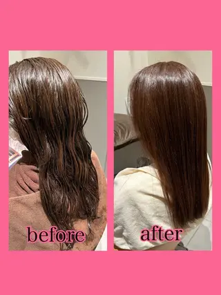 ロング カラー 大久保 陽子のヘアスタイル