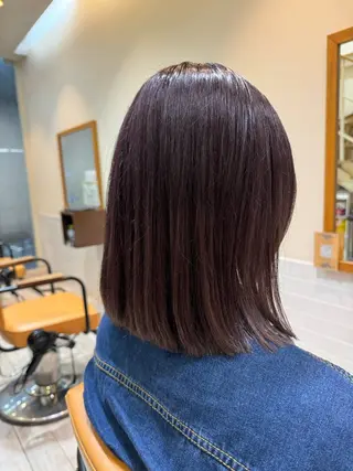 ミディアム カラー うるツヤカラー💖 なるみももかのヘアスタイル