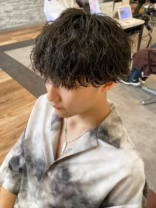 メンズ 美髪縮毛矯正/ 似合わせ🔹田中 守のヘアスタイル