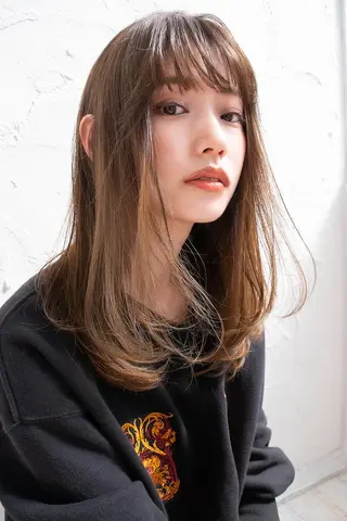 ロング カラー ANGELICA 近鉄奈良店のヘアスタイル